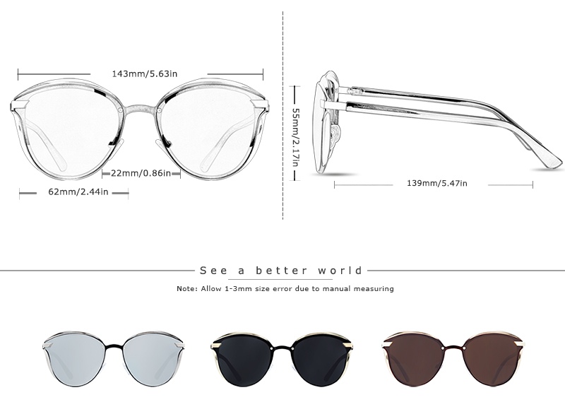 Maserati sunglasses size
